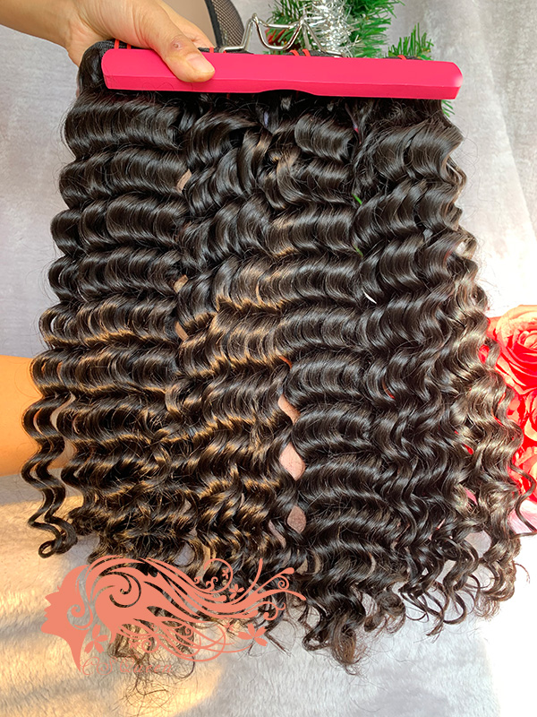 Csqueen 9A Italian Wave 12 Bundles 100% Human Hair Unprocessed Hair - Click Image to Close